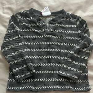Little Ricky’s 18M Gray Striped Kids Shirt